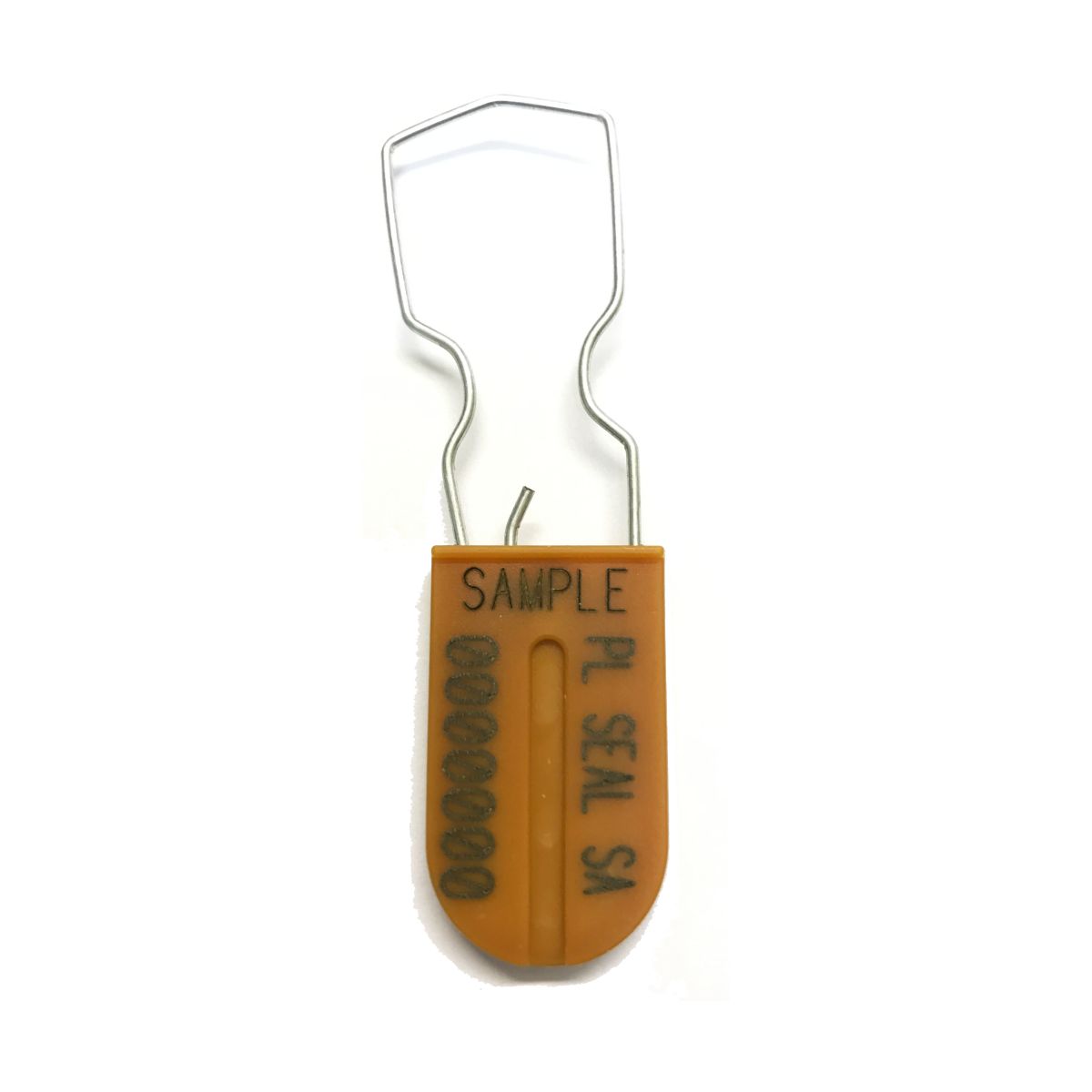Padlock Security Seals, Scored Wire, Brown, 1000's